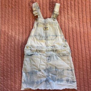 OshKosh B’gosh denim overall skirt for girls - size 6/6X